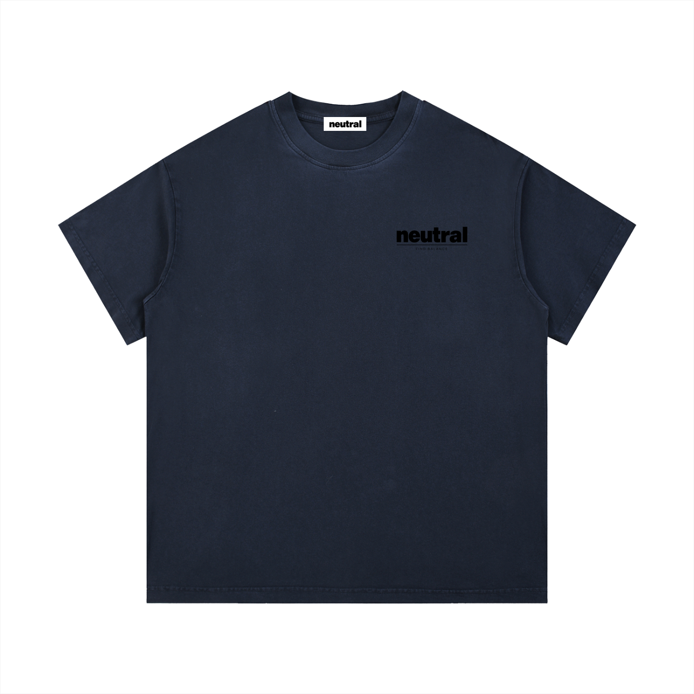 Grid Washed T-Shirt