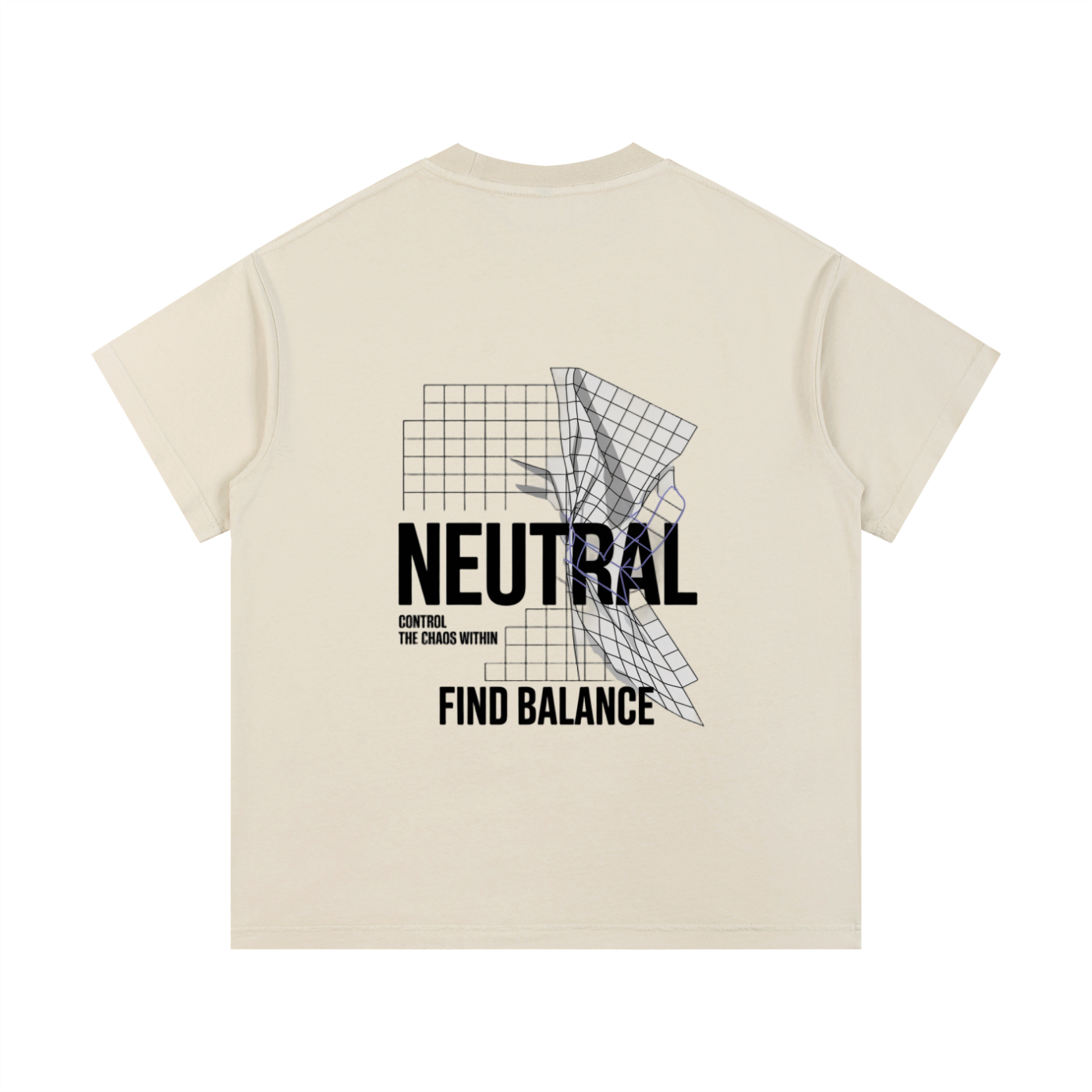 Grid Washed T-Shirt