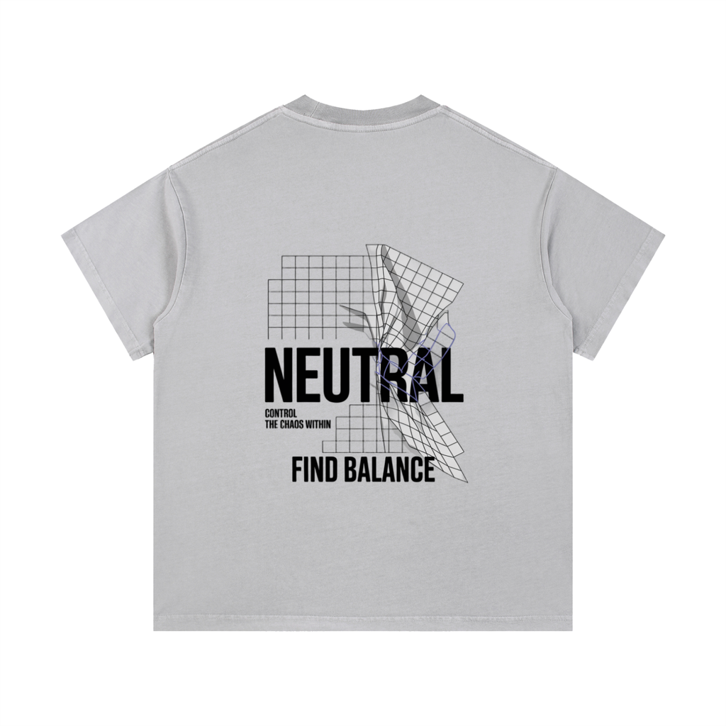 Grid Washed T-Shirt