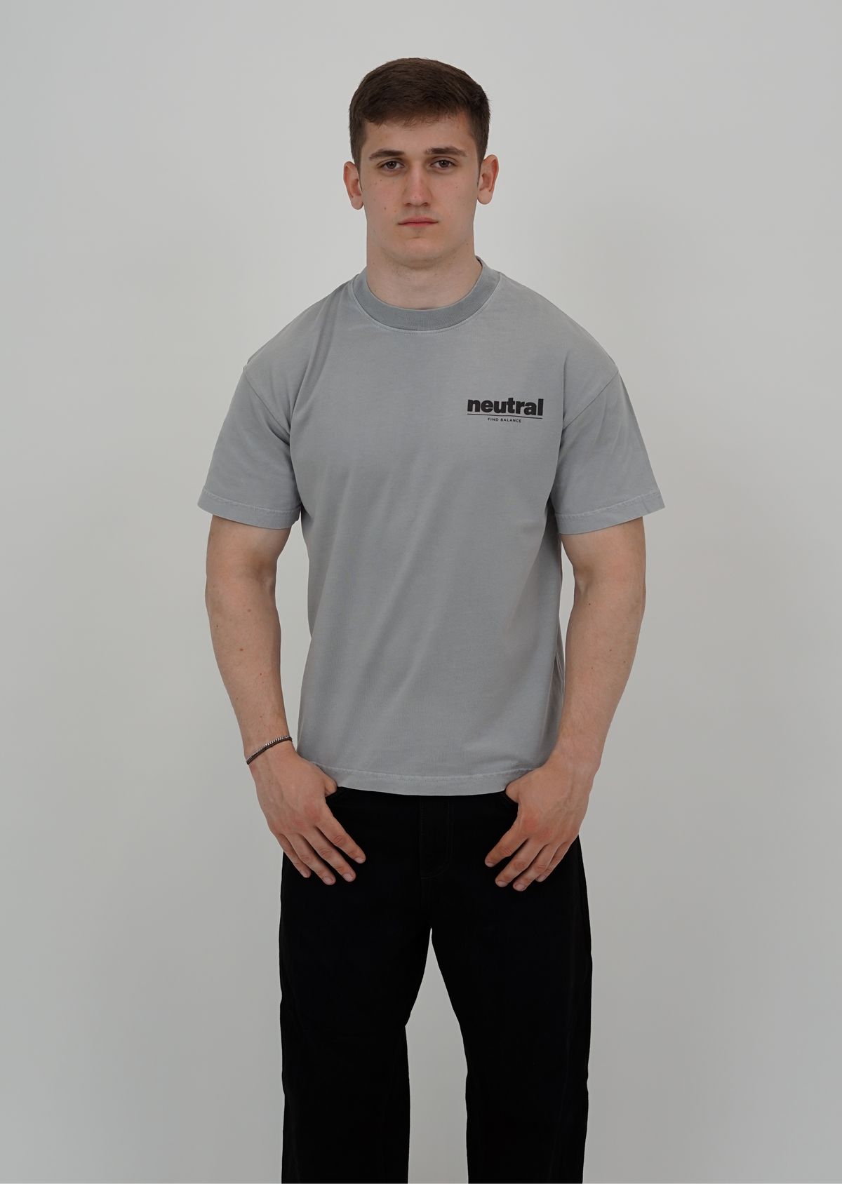 Grid Washed T-Shirt