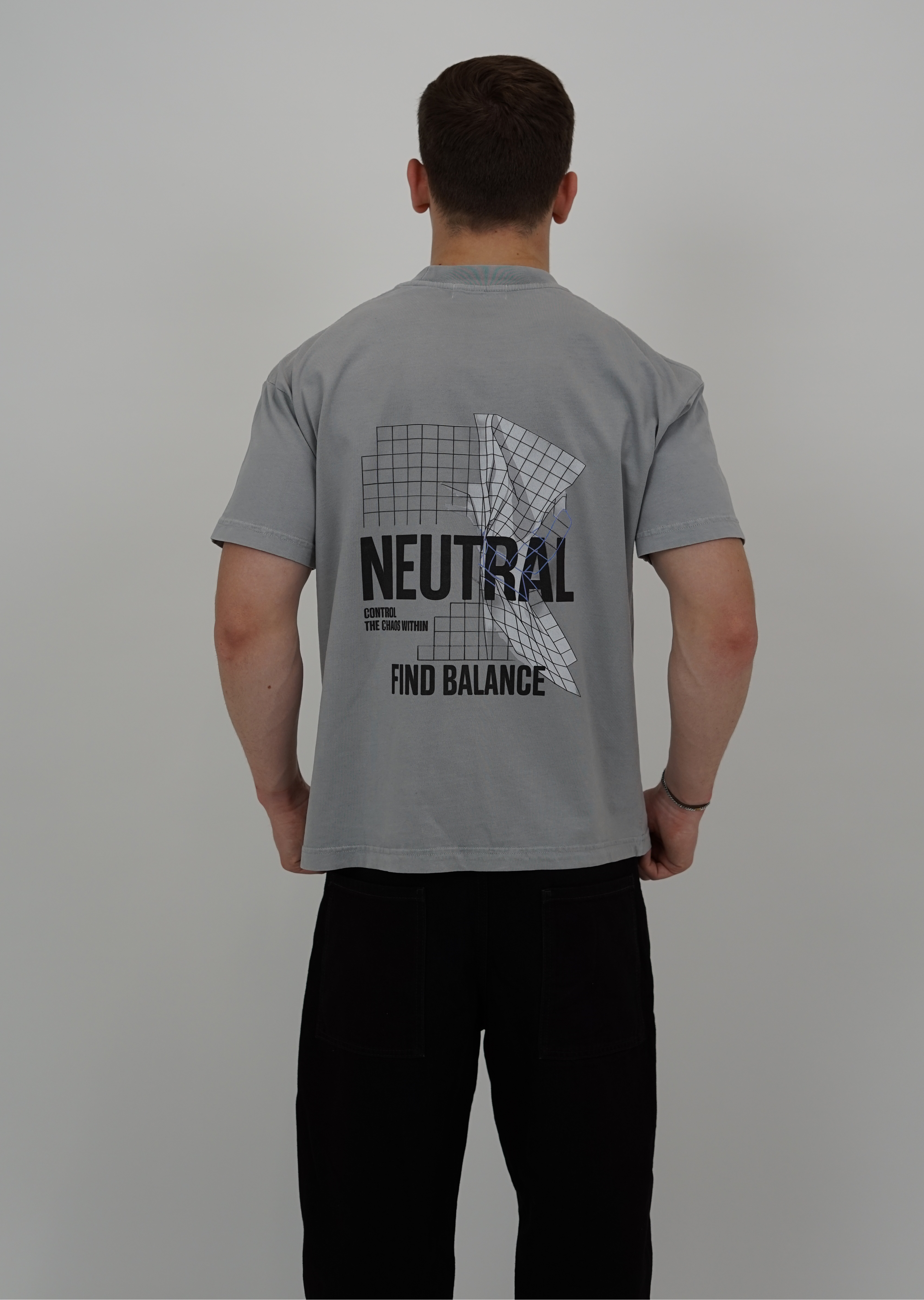 Grid Washed T-Shirt