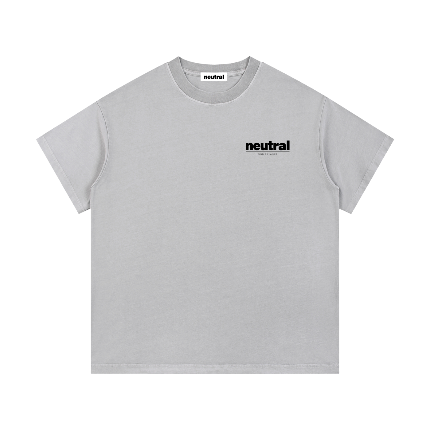 Grid Washed T-Shirt