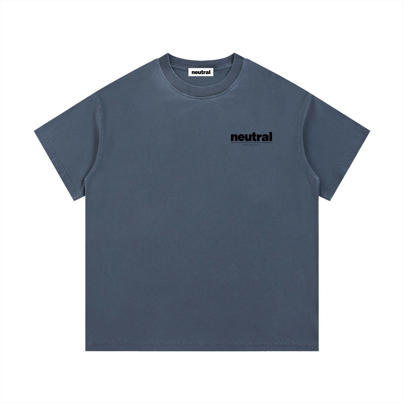 Grid Washed T-Shirt