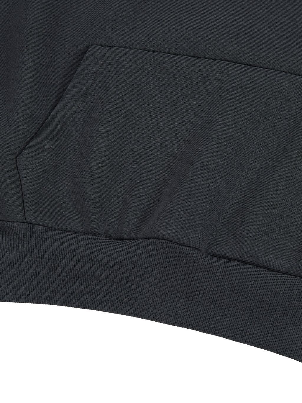 Grid Boxy Fleece Hoodie
