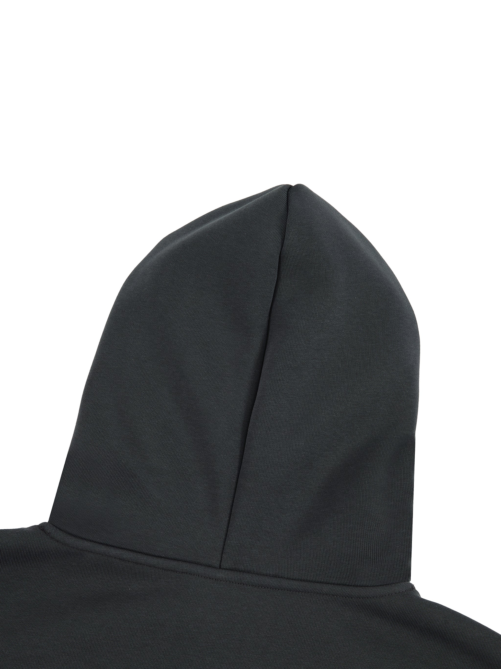 Neutral Boxy Fleece Hoodie